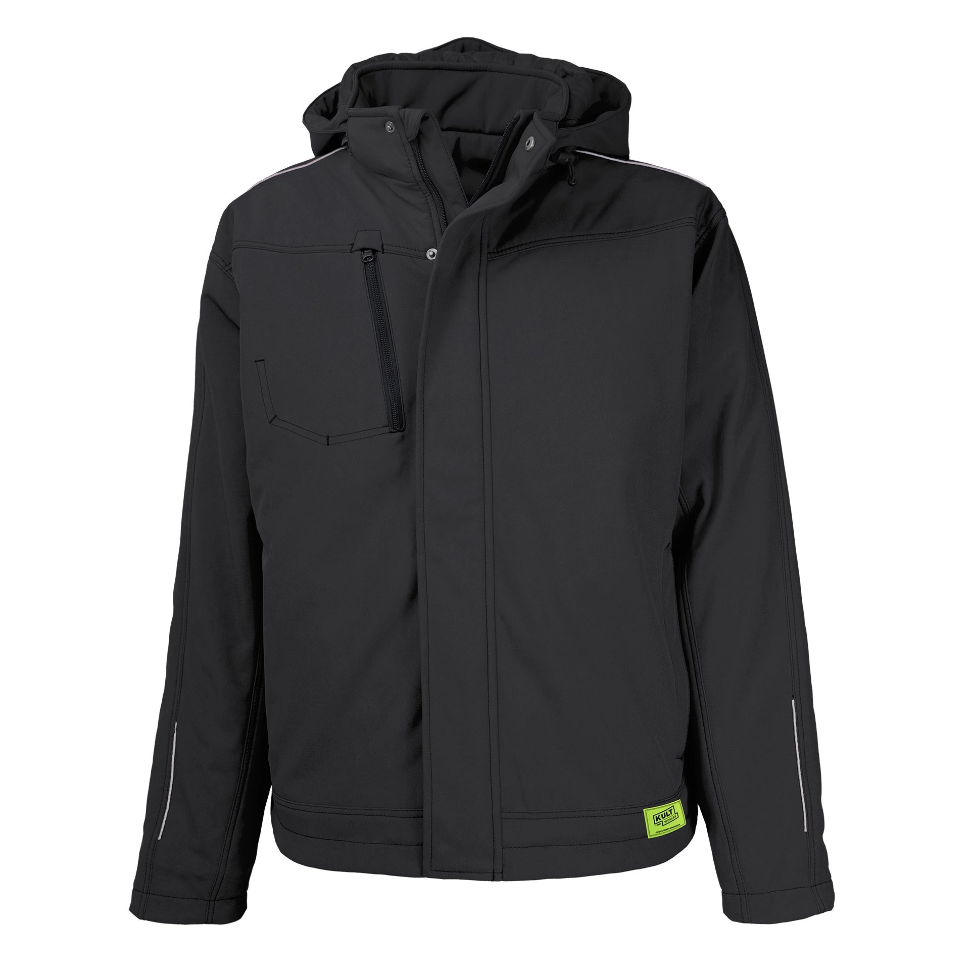 TMG Kult Worker Softshell winter jacket black - KW-230040_Winterjacke_schwarz_vorne_1920x1920